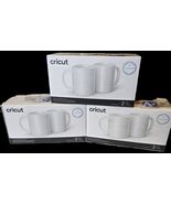 Cricut Ceramic 12oz Mugs Blank White - Sublimation 6 Blanks NIB - $16.99