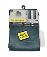 Sunbarrier Blackout Window Panel With Pocket Dover Teal 37x63in - $25.99