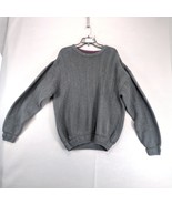 Alexander Julian Colours Gray Pullover Knit Sweater Men&#39;s XL Wavy Lines ... - $36.51 CAD