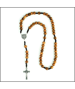 ST. BENEDICT OLIVE WOOD ROSARY with Gift Box  - $32.95