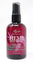 Agadir Hemp & Red Wine Gloss Spray Treatment, 4 fl oz