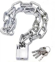 Premium Case-Hardened Security Chain For Motorcycles, Bike, Generator, G... - £33.13 GBP