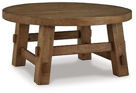 Mackifeld - Warm Brown - Round Cocktail Table - £234.73 GBP