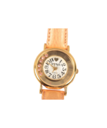Vintage Fashion Watch Gold Face with Floating Pink Rhinestones Parts or ... - €3,46 EUR