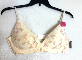 Vince Camuto Womens sz 38C Floral Beige Bra Padded VCO511087 New - $15.83