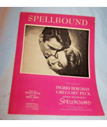 Vintage Spellbound by Hitchcock Sheet Music-Ingrid Bergman, Gregory Peck - $9.50