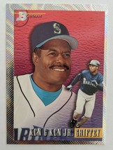 1993 Bowman Father and Son Foil - Ken Griffey Jr Seattle Mariners #703 - Fast - £1.73 GBP