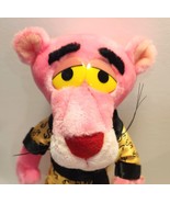 THE PINK PANTHER Plush Animal Doll 24K Money Robe 12 Inches Tall 1989 - £15.73 GBP