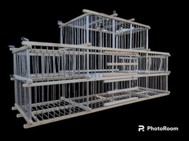 Hand Made By Raul Cuban Trap Bird Cage, Hunting Cage, Jaula De Trampa Cu... - $89.75