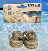 2-PACK INTEX 1.25&quot; to 1.5&quot; Type B Hose Adapters for Pumps &amp; Saltwater System - £12.43 GBP