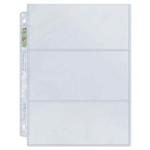 Box of 100 Ultra Pro Platinum Series Pages 3-Pocket Currency - £27.40 GBP