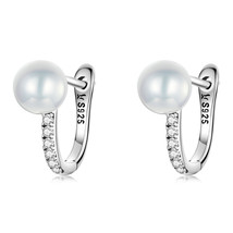 925 Silver s Ear Buckle Simple Crystal Heart Star Stud Earrings for Women Weddin - $17.28