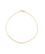 1.7mm Women&#39;s Anklet 10kt Yellow Gold 453996 - £112.08 GBP