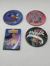 Vintage Disneyland parks promo button pin lot 4 - $14.99