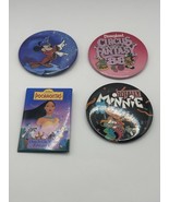 Vintage Disneyland parks promo button pin lot 4 - $280.04 MXN
