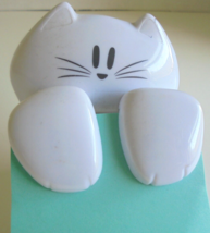 White Kitten Cat Post-it Pop-Up Note Holder Office School and Pop Up Notes - £5.88 GBP