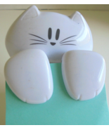 White Kitten Cat Post-it Pop-Up Note Holder Office School and Pop Up Notes - £5.75 GBP