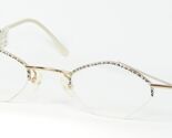 Vintage Pierre Bert 6160 A845 GOLD SILVER Unique RARE EYEGLASSES FRAME 4... - $39.60