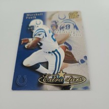 1995 Fleer Marshall Faulk #494 Extra Stars Indianapolis Colts Football Card - $1.26