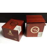 Two Empty Wood Last Call Cigar Boxes for Crafting, Gifting or Travel Hum... - $24.99