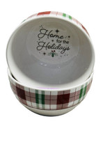 ROYAL NORFOLK Christmas Ceramic Home For The Holidays HCEREAL/SERVING BO... - $27.60