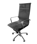 Set Of Two 17&quot; X 17&quot; Charcoal Linen Solid Color Dining Chair Pad - $2,984.40 MXN