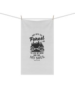 Black and White Inspirational Forest Kitchen Towel: Lose Your Mind Find ... - $22.66+