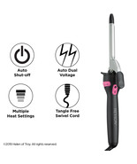 Revlon Perfect Heat Ceramic 1/2&quot; Curling Iron, Black - $80.75 CAD