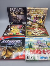 PC Games Lot of 6 - Build a Lot, Mystery PI, Escape the Museum, Jewel Quest 2 - £9.13 GBP