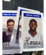 1989-90 GEORGETOWN HOYAS Team Basketball Set of 17 Cards- Mourning, Mutombo - £7.46 GBP