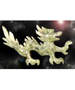 HAUNTED ANTIQUE STATUE IMPERIAL DRAGON OF WEALTH ASCENDANCY  MAGICK HIGH... - $797.00