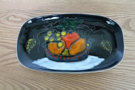 Beautiful vintage Italian ceramic fall harvest decorative plate - £19.90 GBP