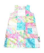 LILLY PULITZER Multicolor Petal Patch Sleeveless Shift Dress Girls 8 - £55.04 GBP