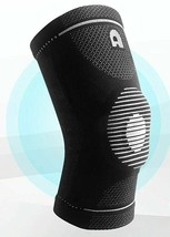 Knee Brace Compression Sleeve Support Sports Arthritis Guard Patella Sta... - £12.60 GBP