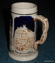 Antique German Marzi Remy Beer Stein Heidelberg Das Grosse Fass Perkeo -... - £15.63 GBP