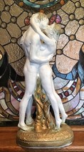 Vintage Nude Kissing Couple Romantic Sculpture - £21.66 GBP