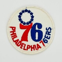 Vintage 1970&#39;S Era Philadelphia 76ERS Nba Basketball 3&quot; Round Team Patch - £7.01 GBP