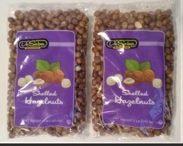 Hazelnuts Filbert Cobnut Hazel Nuts Fresh Shelled 2 PKGS 1 lb bags  Made in USA - £15.12 GBP