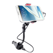 Car Dual USB Charger Mount Phone Cigarette Lighter Holder for iPhone Sam... - £11.64 GBP