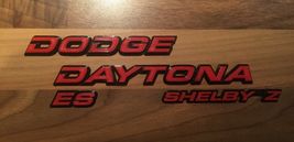 Badge Emblem for 1980&#39;s -90’s Dodge Daytona Shelby Z ES Trunk Badges - $14.00+