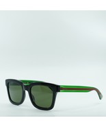 New Authentic GUCCI GG0001SN 002 Black/Green 52-21-145 - £157.19 GBP