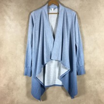 IDEOLOGY Women&#39;s Dip-Dye Waterfall Asymmetrical Cardigan, Blue, Small - $14.68