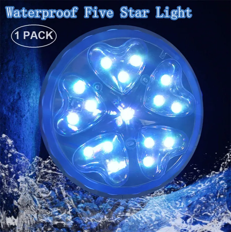 Floating Underwater Light RGB Submersible LED Disco Light Glow Show Swimming Poo - £218.08 GBP
