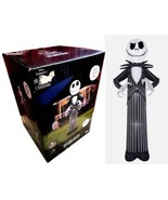 Nightmare Before Christmas JACK SKELLINGTON GIANT 10&#39; Gemmy Airblown Inf... - $58.02