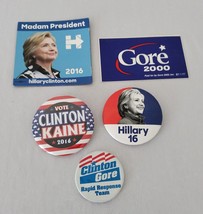 Vtg Pinback Button Clinton Gore Rapid Response-Hilary 16-Clinton Kaine Campaign - £14.75 GBP
