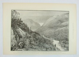 Antique 1899 Print Canada By Rail to Klondike, Skagway, White Pass Yukon Train - £30.03 GBP