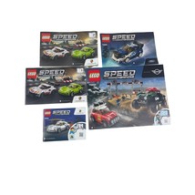 Lego Speed Champions Lot of 5 Manuals Brochures Booklets Instructions Only - £7.47 GBP