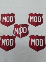 Lot Of (5) Mod Pizza Stickers 3&quot; - $21.37