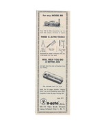 X-Acto Model RR Tools Vintage Print Ad Original 1954 Long Island New York u - £11.54 GBP