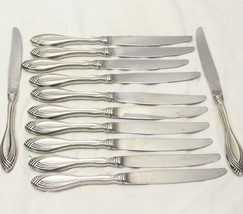 Oneida Community Heiress Dinner Knives Stainless Glossy 9 3/4&quot; Lot of 12 - £43.14 GBP